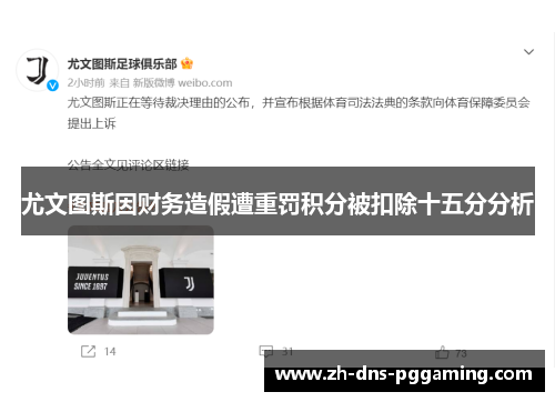 尤文图斯因财务造假遭重罚积分被扣除十五分分析